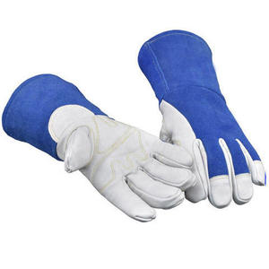 Nouveauté Gants de travail en cuir à doigts entiers Protection des mains Respirant Gants en cuir pour hommes Gants de sécurité - Product Image 1
