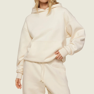 Chándal Deportivo Personalizado con Logotipo OEM para Mujer, Informal, de Invierno, 100% Algodón, Peso Medio, Color Sólido Regular - Product Image 1