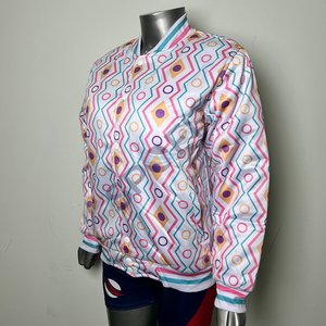 Chaqueta Universitaria Extra Grande de Lana de Alta Calidad para Mujer, Estilo Nuevo, Chaqueta Universitaria Informal para Mujer - Product Image 1