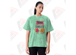 Stylish Women's Acid Wash T-Shirt <b>Appliques</b> Beading Comfortable Trendy Eco-Friendly Summer Tops Made Denim Batik Corduroy 100% - Product Image 3