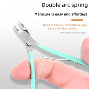 Vente en gros de coupe-cuticules professionnels en acier inoxydable, coupe-peaux mortes, outil de manucure et de pédicure pour les doigts, OEM - Product Image 4