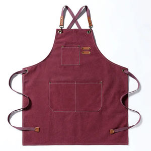 Wholesale <b>Apron</b> with Removable Adjustable Straps Work <b>Apron</b> Durable Washable Canvas <b>Chef</b> Bib <b>Apron</b> - Product Image 2