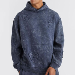 Chándal con Lavado Ácido para Hombre, Última Moda, Alta Calidad, Totalmente Personalizado, con Mangas Largas - Product Image 3