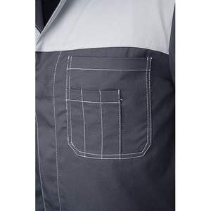 Overol de Trabajo Unisex de Algodón con Múltiples Bolsillos CBF Balducci Group, Gris Claro/Gris Oscuro, Ropa Industrial - Product Image 2