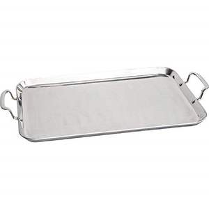 Accueil Hôtel Vaisselle Alimentaire Plat De Service En Métal Plateau De Service Restaurant Hôtels Décor De Table Servant Utilisation Multifonctionnelle - Product Image 2