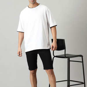 100% coton, T-shirt pour homme, coupe ample, imprimé Pakistan Fabricant facile à porter T-shirt pour homme Top Tendance Outfit Dernier prix - Product Image 4