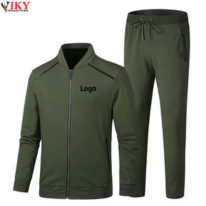 ชุดวอร์มสำหรับผู้ชายชุดวิ่งออกกำลังกายแบบมีซิปชุดวอร์มออกแบบโลโก้ได้ตามต้องการชุดวอร์มสำหรับผู้ชายโดย viky IND - Product Image 3