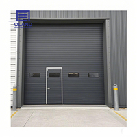 Portes sectionnelles isolées de haute qualité pour entrepôt, porte sectionnelle industrielle en mousse PU pour atelier ou garage