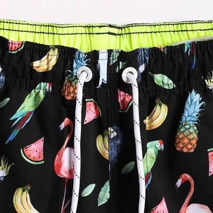 100% Nylon poliamida Casual cintura elástica rojo patrón sólido pantalones cortos de baño bolsillos laterales irresistible iridiscente - Product Image 2