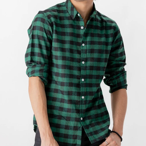 Hot Selling Wholesale Classic Color Black <b>White</b> Flannel <b>Shirts</b> Men Women <b>Long</b> <b>Sleeve</b> Button Down Flannel <b>Shirts</b> - Product Image 1
