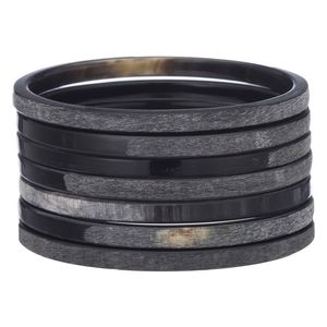 Bracelet manchette en corne de buffle polie de qualité supérieure pour femme, style animalier, étanche, taille personnalisable à bas prix en Inde - Product Image 3