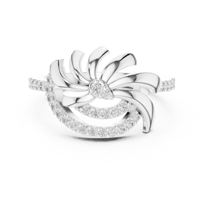 14K <b>Cushion</b> Cut Diamond Engagement Ring for Brides - Product Image 4