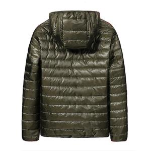 2025 Identidad de alta calidad fabricante de ropa personalizada chaqueta de burbuja informal para hombres Abrigo acolchado con capucha para hombres - Product Image 4