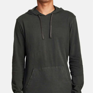Automne Heavy Zip Hoodie Personnalisé OEM Designer Plus 6XL Couleur Unie Broderie Lâche À Capuche 100% Coton Plaine Teint Techniques - Product Image 1