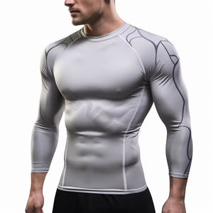 Hombres Deportes Fitness Ejercicio Ropa de entrenamiento Slim Gym Fitness Training Fitness Sweat Suit Conjuntos para niños - Product Image 6