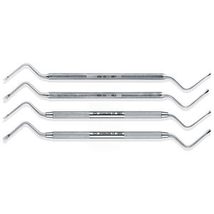 Curetas de hueso de doble punta Volkmann redondas y ovaladas afiladas | Curetas ortopédicas de acero inoxidable utilizadas en cirugía ósea - Product Image 5