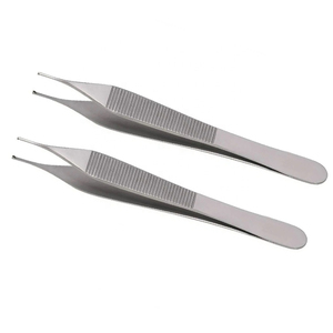 Gran oferta de pinzas de tejido Micro Adson de 12cm y 15cm, 1x2 dientes, instrumentos quirúrgicos de acero inoxidable de alta calidad, pinzas de disección - Product Image 6