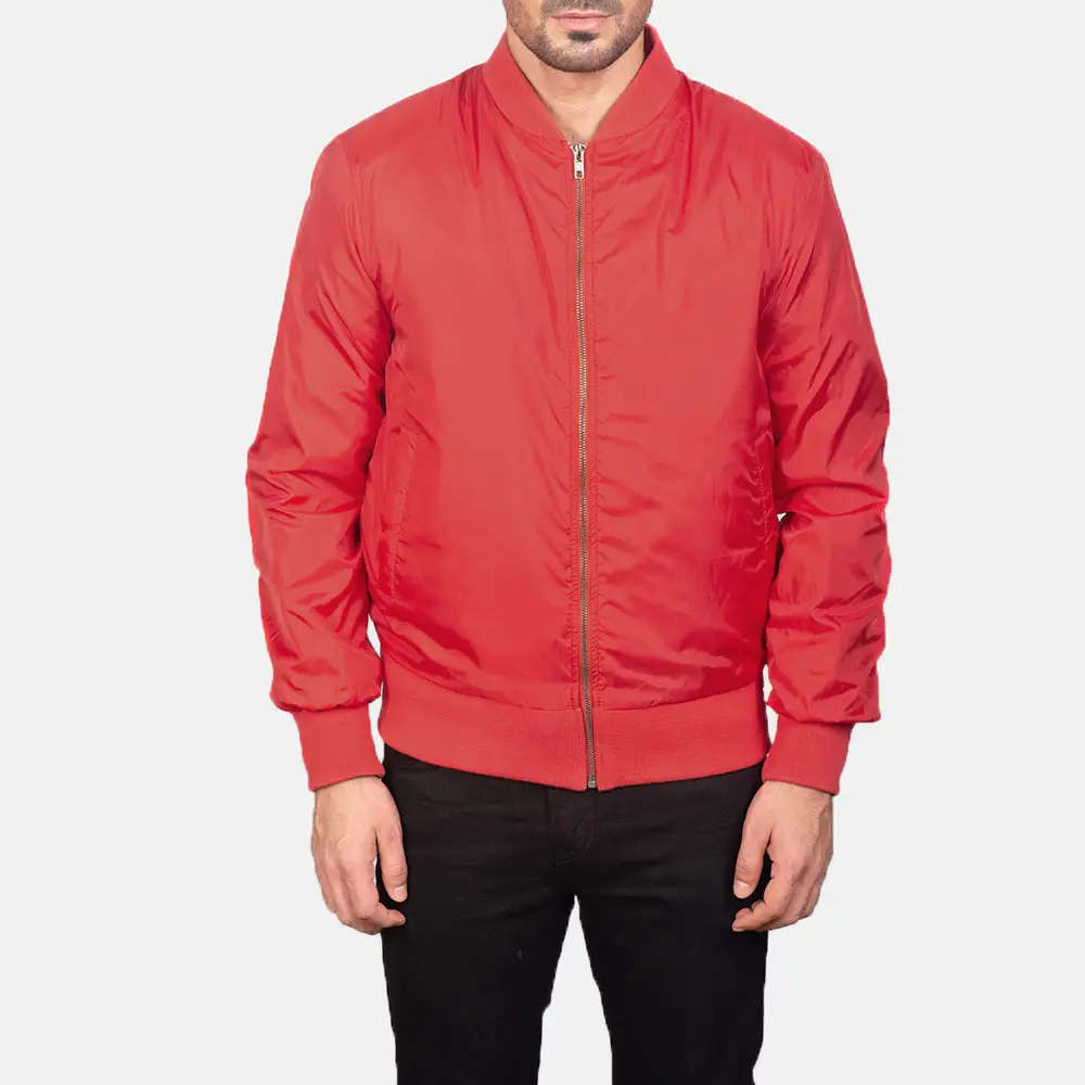 Outdoor Wear Men's custom jacket cheap Lightweight Bomber Jacket 100% Polyester Comfortable Jackets