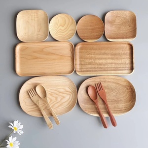 Plateau en bois fait main pour la nourriture, le café, le thé - Product Image 1