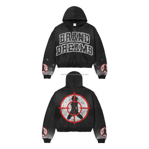 Pull à capuche léger coton Polyester matériel bonne qualité tenue décontracté motif solide hiver saison basiques à capuche - Product Image 4