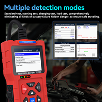 TopDiag T300 Pro 2 en 1 OBD2 escáner profesional de coche probador de batería herramienta de diagnóstico lector de código de falla del motor comprobar la luz del motor