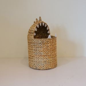 ตะกร้าผักตบชวาธรรมชาติรูปสัตว์หรูหราน่ารักหลากหลาย - Product Image 2