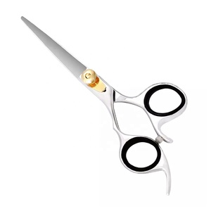 Ciseaux de coiffure professionnels en acier inoxydable, pliables, personnalisables, avec lame pointue - Product Image 1