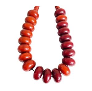 Collier multicolore fait à la main Style écologique avec ange religieux et motif bouddhiste - Product Image 1