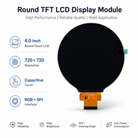 Module d'affichage LCD TFT rond TDO de 4,0 pouces, 720x720 IPS, tactile capacitif, interface RGB SPI, affichage pour tableau de bord de maison intelligente