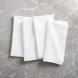 Vente en gros de serviettes de table en coton blanc, tailles personnalisées, vaisselle carrée douce pour la cuisine et la salle à manger, serviettes lavées - Product Image 3