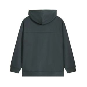 2025 sudaderas con capucha casuales para hombre ropa de invierno suelta capucha Color sólido 100% algodón polar OEM ODM servicio 2025 sudadera de invierno de moda - Product Image 2