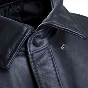 เสื้อเชิ้ตผู้ชายคุณภาพสูง หนังแท้ สไตล์ลำลอง ผ้าฟลานเนลบางเบา สำหรับฤดูใบไม้ร่วง ทอแบบถัก ติดกระดุม มีไซส์ใหญ่ - Product Image 5