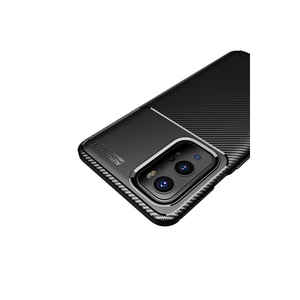 Coque en silicone liquide noir ATA Premium pour OnePlus 9 Pro, fine, 5G, antichoc, protection arrière, anti-traces de doigts, transparente - Product Image 2