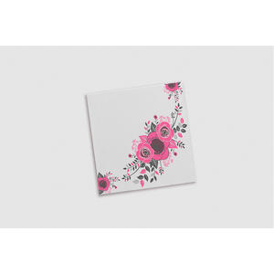 Tovaglioli con Stampa Bouquet 40x40cm, Morbidi e Asciutti, 600 Pezzi, B2B - Product Image 1