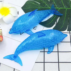 Jouet anti-stress Dauphin Requin Squishy pour enfants, balle à presser pour soulager l'anxiété, en mousse PU, silicone, plastique, animal en plastique pour enfants - Product Image 3