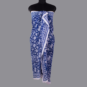 Designer Cotton <b>Sarong</b> & Scarf Bohemian Floral and Geometric Patterns Custom Wholesale Multi-Use <b>Beach</b> <b>Wrap</b> For Women Adults - Product Image 4