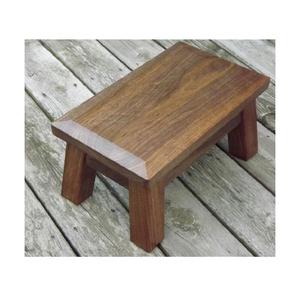 Vintage Style Wooden Step <b>Stool</b> with Strong Classic Build Ideal for Rustic Kitchens Bedrooms <b>Bathrooms</b> Closets and Storage - Product Image 6