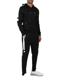 OEM Wholesale Men's High Quality Winter Tracksuit Set Thicken Fleece Anti-Wrinkle Breathable Plain <b>Hoodies</b> Zipper Custom Logo - Product Image 4