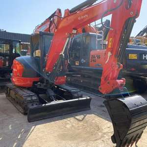 Mini excavadora de orugas de 2/2 "usada, excavadora hidráulica de 6 toneladas, componentes del núcleo, motor, caja de cambios, engranaje, peso operativo, 5,5 toneladas - Product Image 5