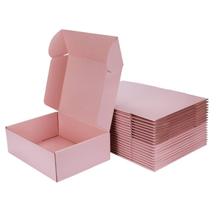 Boîte d'expédition postale en carton ondulé numérique au design unique du fabricant professionnel, avec lamination mate et gaufrage, logo personnalisé - Product Image 1