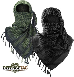 Cagoule du désert du Moyen-Orient, Bandana, Keffiyeh, Style Shemagh Tactical Scar 100% coton, 42 "X 42" - Product Image 1