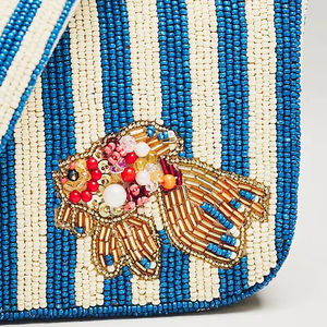 Nouveau design 2025, sac de soirée pour femme et fille, style classique, broderie de perles en coton fait main de haute qualité, couleur unie - Product Image 3