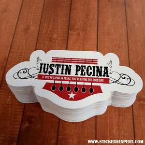 Resistente al agua y a la intemperie Hecho de vinilo protegido contra rayos UV resistente a los arañazos para un uso duradero Impresión de pegatinas de logotipo troquelado - Product Image 3