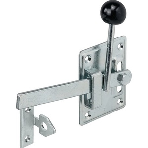 Loquet de portail de sécurité VORMANN bleu zingué droit/gauche H100xL80xP2mm - Product Image 1