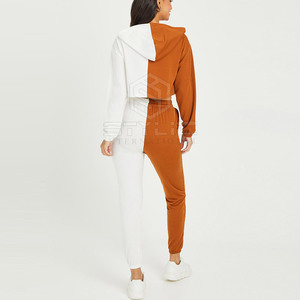 ชุดเสื้อฮู้ดสตรีทแวร์ชุดเสื้อฮู้ดแบบครอป - Product Image 2