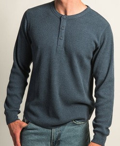 T-shirt pour homme à manches longues boutonné en coton 100% anti-froissement pour l'automne - Haute qualité, commandes en gros personnalisables - Product Image 1