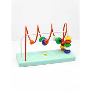 Laberinto de cuentas en espiral y recto para contar cuentas, para diversión educativa - Product Image 1