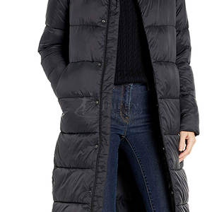 Prix de gros Nouvelle arrivée Veste longue matelassée en coton respirante pour femme fabriquée en hiver au Pakistan - Product Image 6