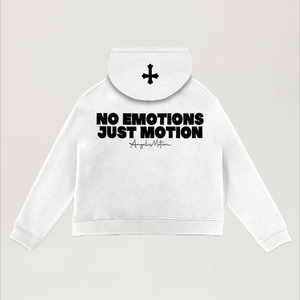 Y2K hommes surdimensionné 100% coton polaire sweat à capuche zippé personnalisé brodé Streetwear mode vêtements en gros - Product Image 6