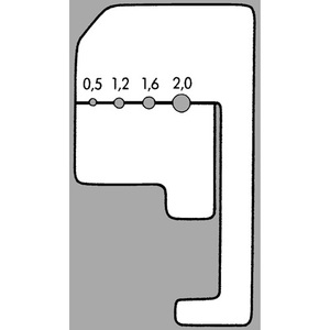 KNIPEX 180 mm Black Lacquered <b>Wire</b> <b>Stripper</b> with Opening Spring Multifunctional Plastic Coating Tool - Product Image 6